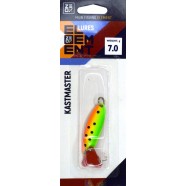 Блешня на хижу рибу, коливна, ZEOX Kastmaster, вага 7г, колір Fire Tiger